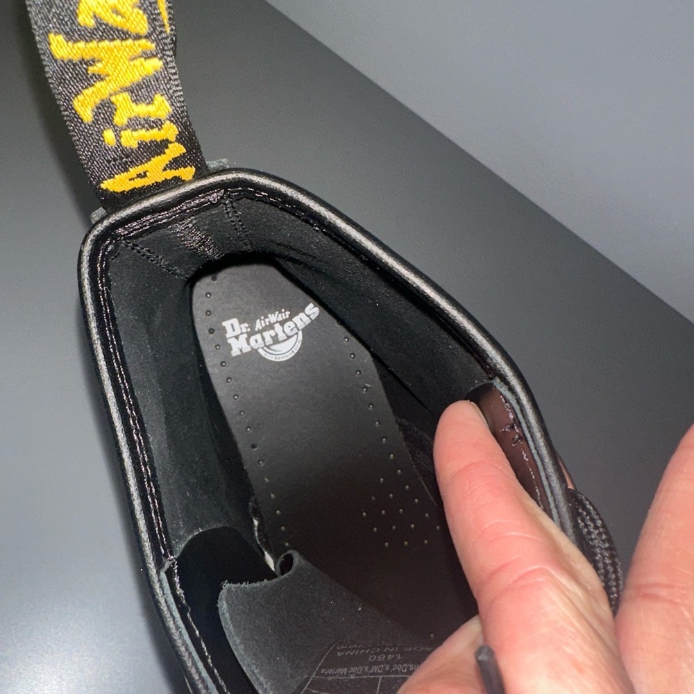 Dr. Martens 1460 Black Leather Combat Boots | Men’s 12 | NWOT - Picture 6 of 6